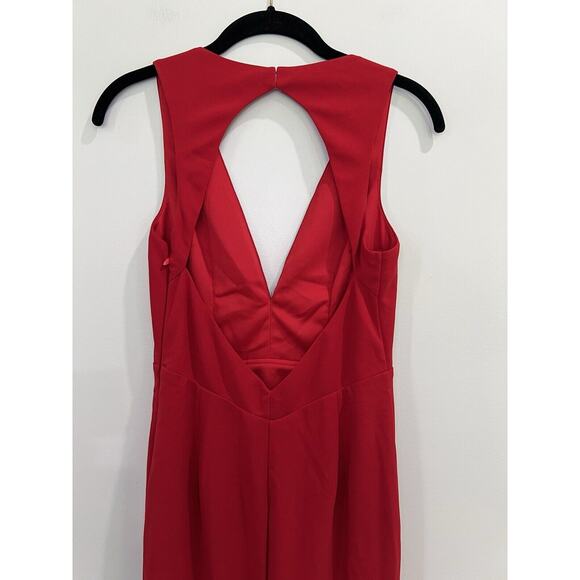 Lulus All For The Romance Red Backless Mermaid Maxi Dress Size Small - Picture 5 of 8